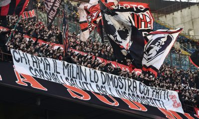 tifosi milan striscione kessie