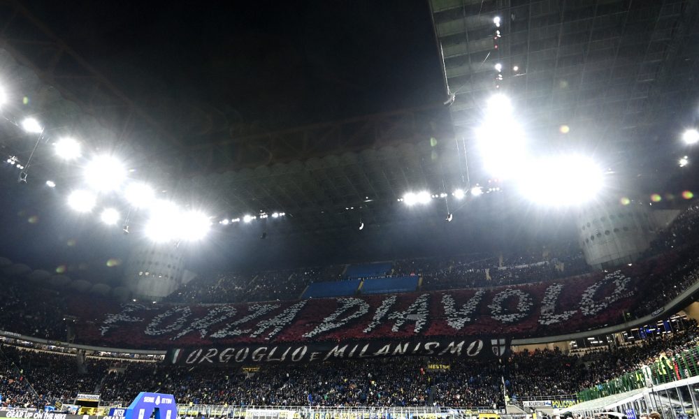 Inter Milan La Coreografia Dei Tifosi Rossoneri 📸