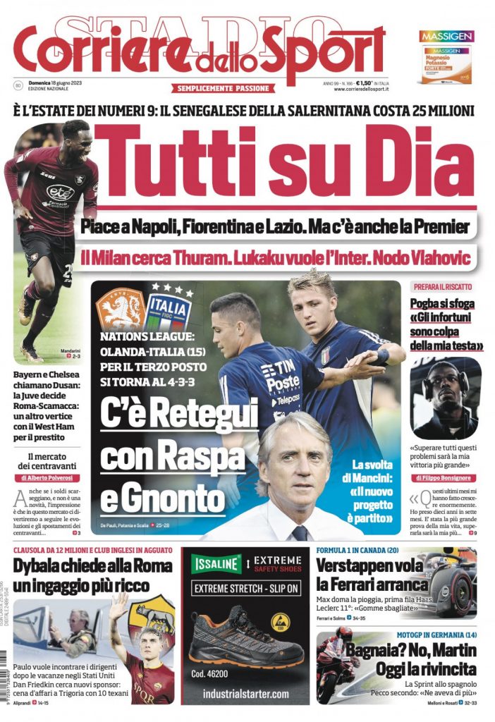 Rassegna stampa Juve: prime pagine quotidiani sportivi – 24 giugno 2023