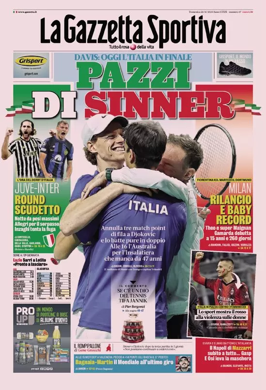 la gazzetta dello sport 010021914