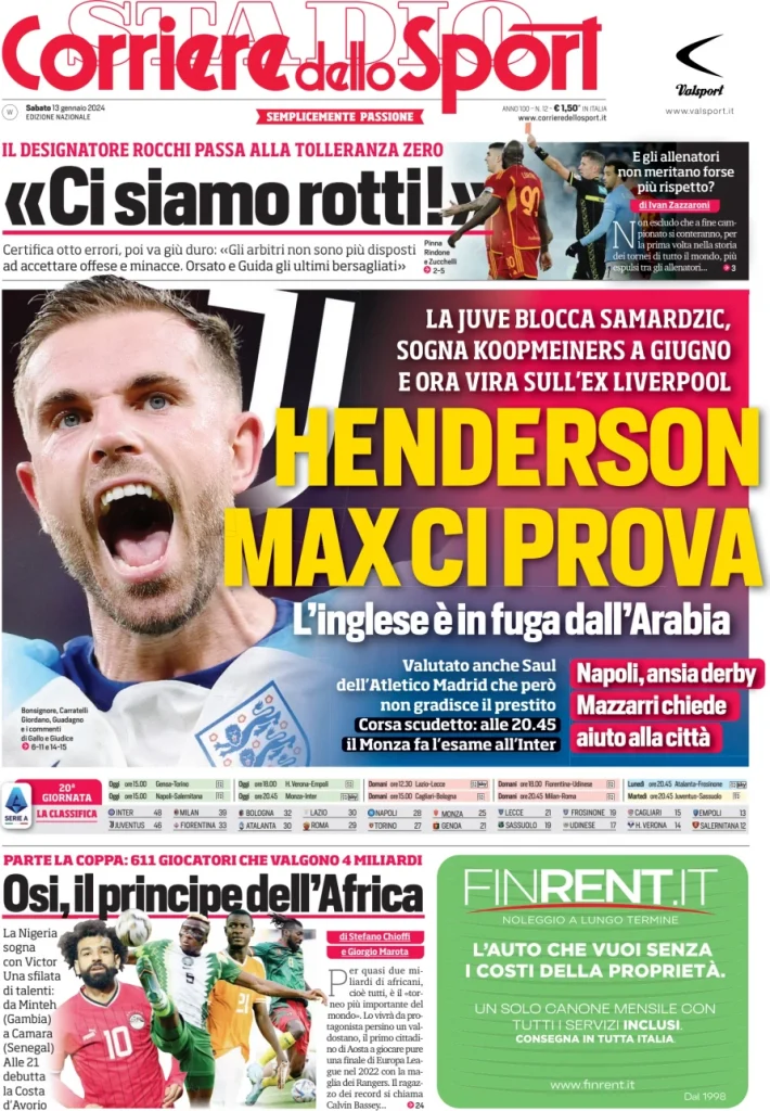 corriere dello sport 013013014