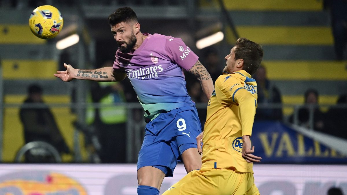 Giroud Frosinone Milan