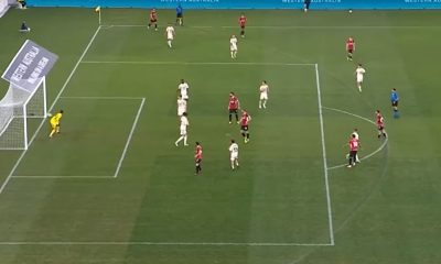 Theo Hernandez gol Milan Roma amichevole
