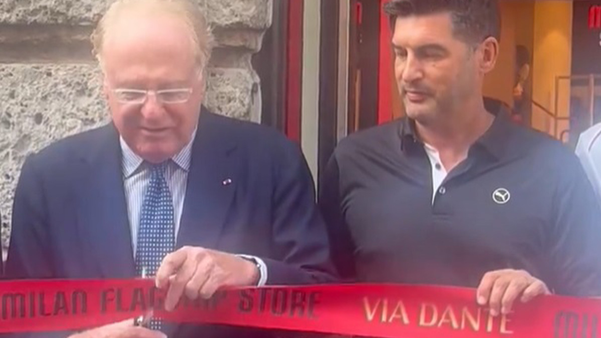 scaroni fonseca inaugurazione milan store