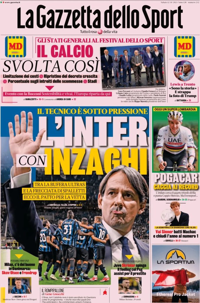 la gazzetta dello sport 050305610