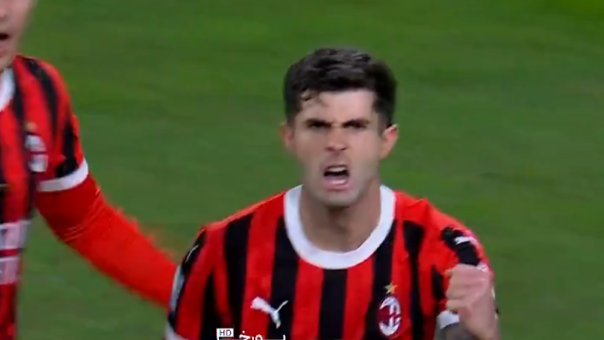 gol pulisic juve milan supercoppa